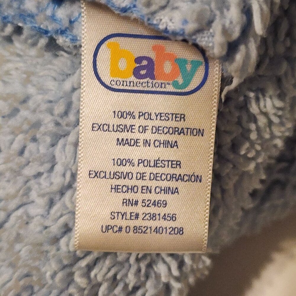 Baby Connection blue blanket patch with a giraffe - Picture 4 of 5